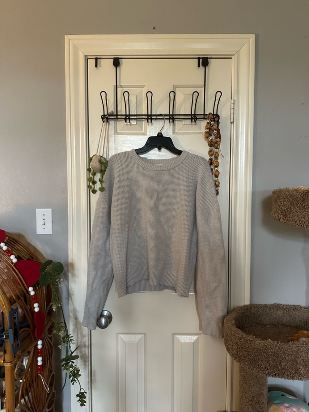 Cyrus Light Gray Knit Sweater